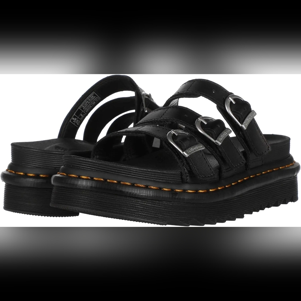 Dr. Martens platform slide sandals